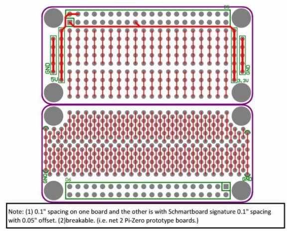 Schematic - SchmartBoard 710-0016-03 Pi Zero Prototype HAT